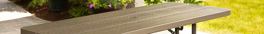 Table de jardin en PVC