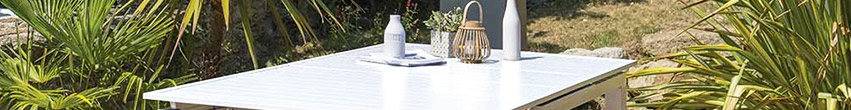 Table de jardin en métal Table de jardin en métal