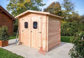 abri de jardin en bois Douglas PEFC Habrita 28 mm 6,33 m²