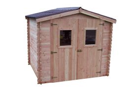 Abri de jardin en bois Douglas PEFC Habrita 20 mm 5,71 m² 