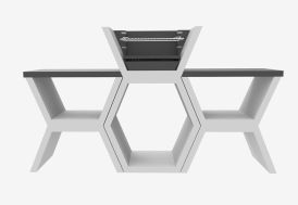 Barbecue design en béton MOD06