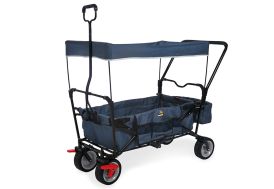 chariot de transport pour enfant en métal avec freins