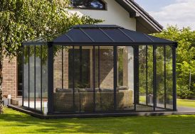 Pergola fermée Palram en alu et polycarbonate LEDRO 4200 13 m²