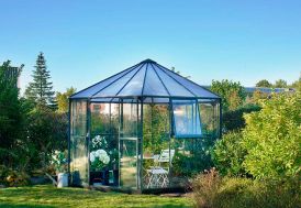Serre de Jardin en Aluminium, Verre et Polycarbonate Halls Atrium