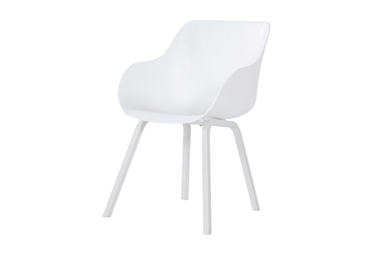 Chaise de Jardin Aluminium et Résine Sophie Element Organic (Lot de 2)