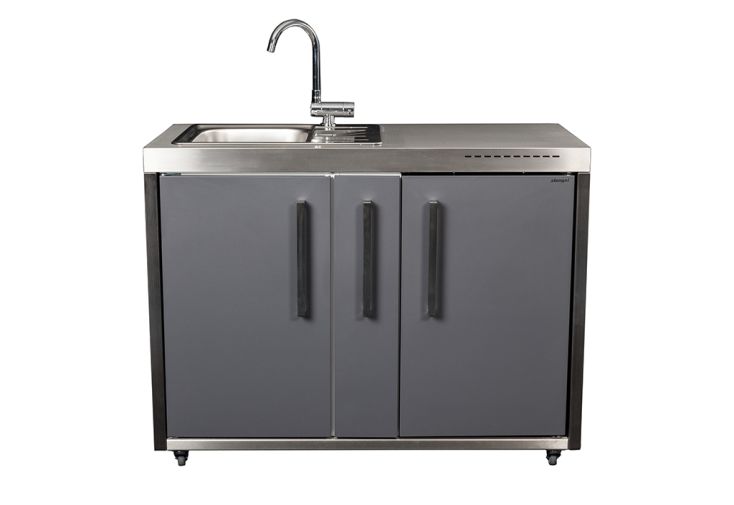 Cuisine extérieure avec réfrigérateur et évier – MO 120 A