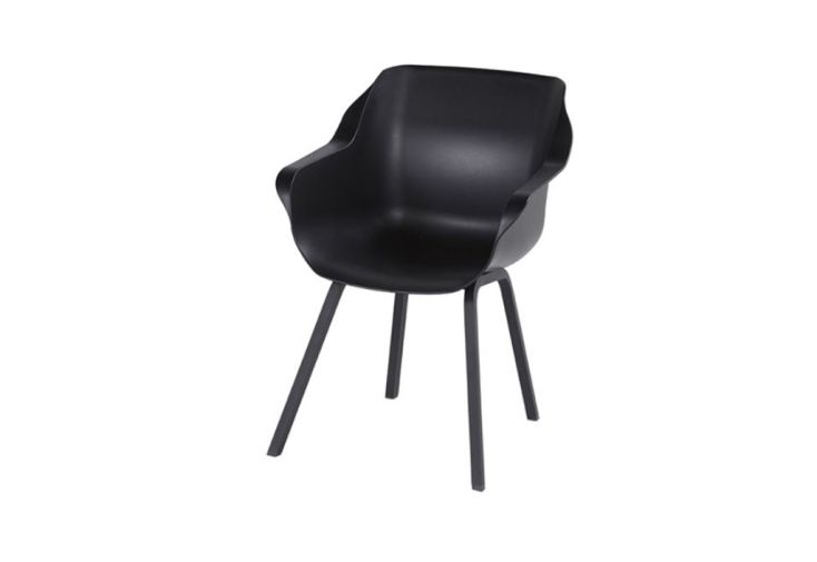 Fauteuil de Jardin en Aluminium et Résine Sophie Element (Lot de 2)
