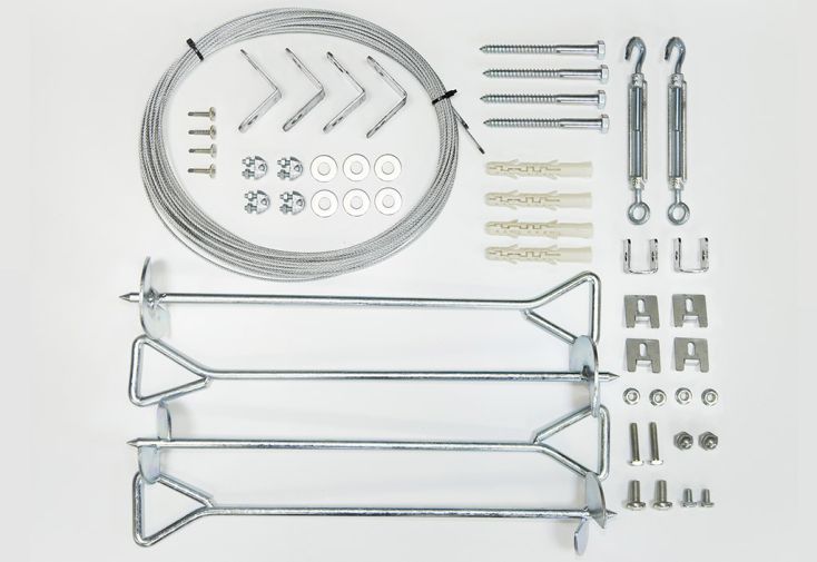 Kit d'ancrage pour serre et abri de jardin Palram-Canopia