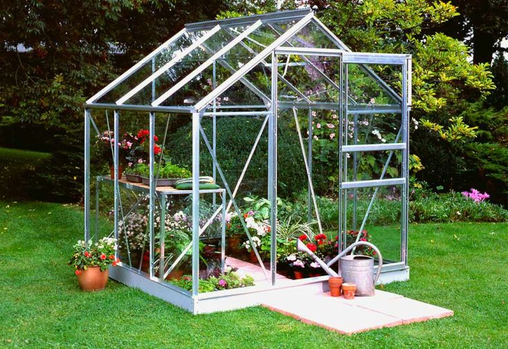 Serre de Jardin en Aluminium et Verre Popular 66 (3,8 m²)