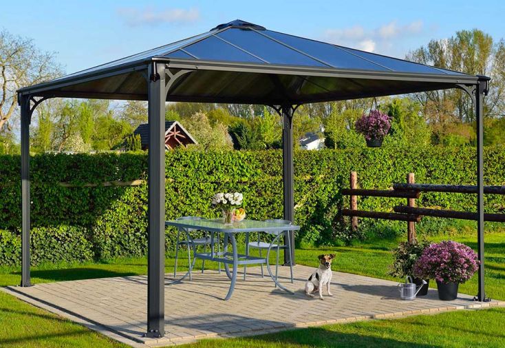 Tonnelle Design en Aluminium (360x360) Palermo